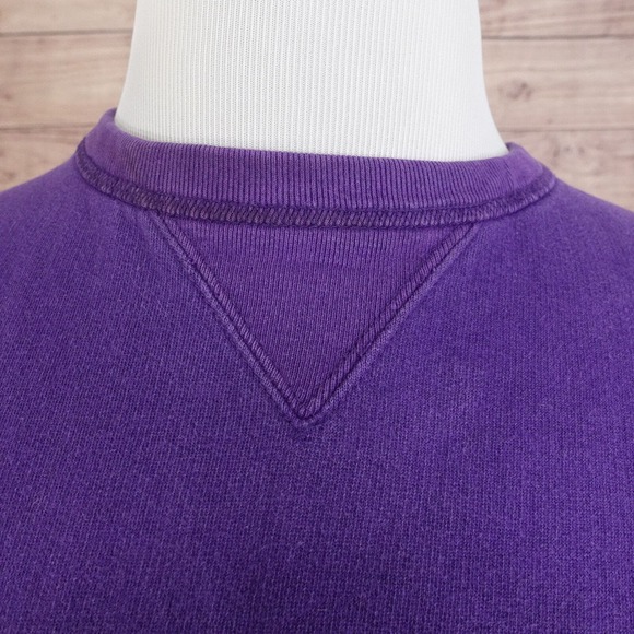 VINTAGE KANSAS STATE K-STATE WILDCATS EMBROIDERED CREW NECK SWEATSHIRT SZ L - Picture 4 of 9